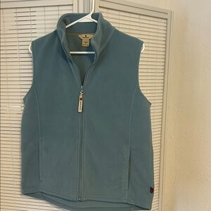 Womens Woolrich Blue Fleece Vest Size M